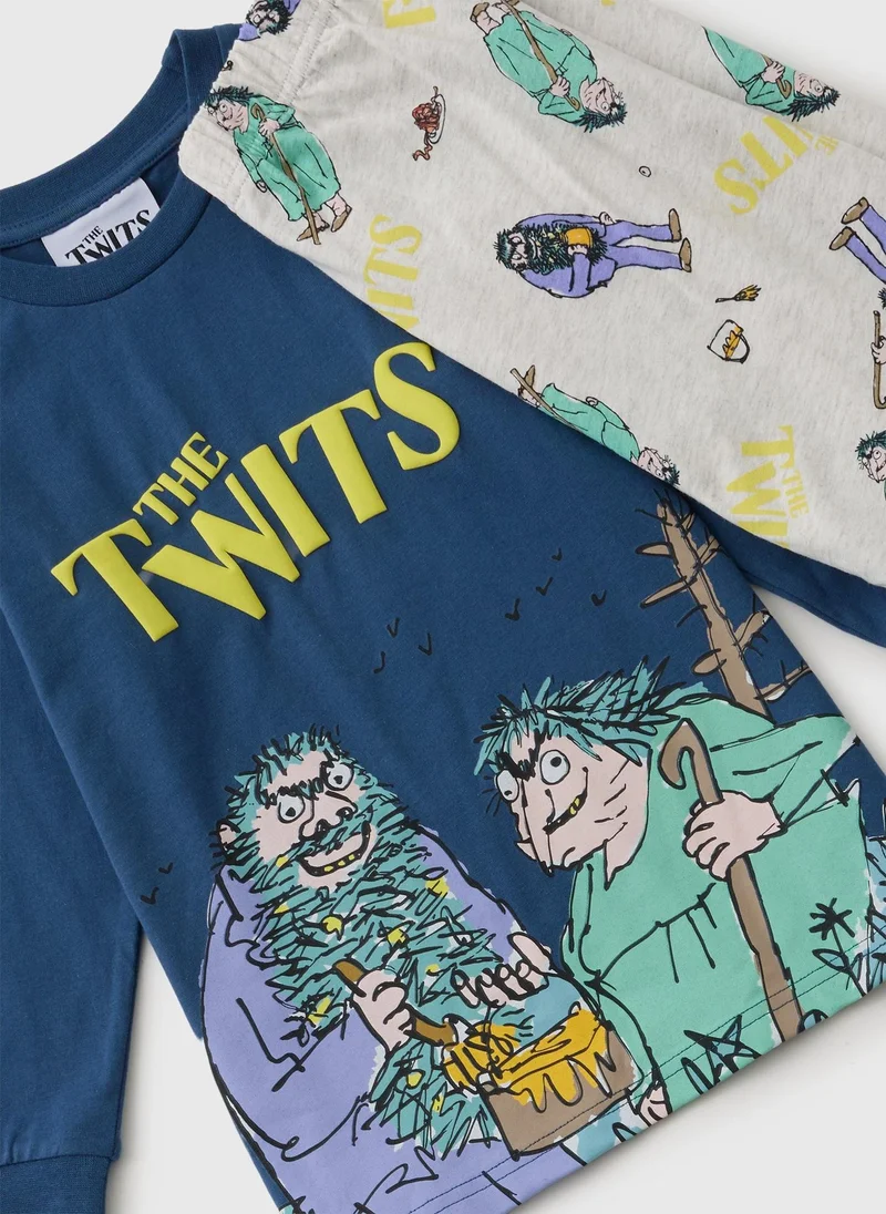 ماتلان The Twits Kids Blue Pyjama Set